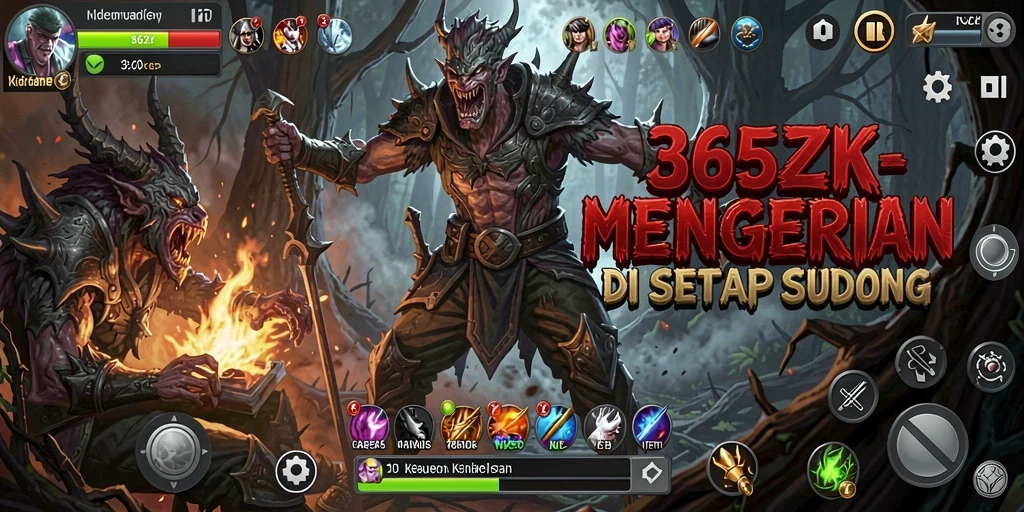 Screenshot gameplay Horror 365ZK yang menegangkan.