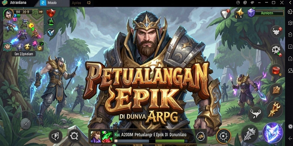 Tampilan gameplay A200M yang penuh aksi dan strategi.