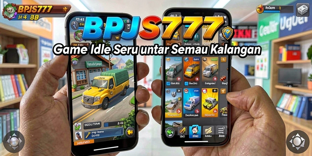 Screenshot menampilkan gameplay santai dari game Idle BPJS777.