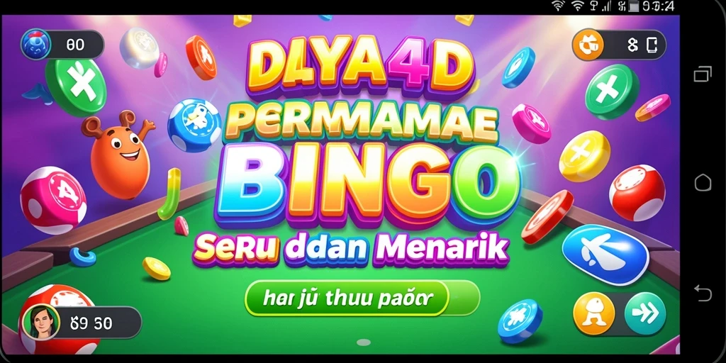Tangkapan layar utama DAYA4D menampilkan antarmuka permainan Bingo yang interaktif.