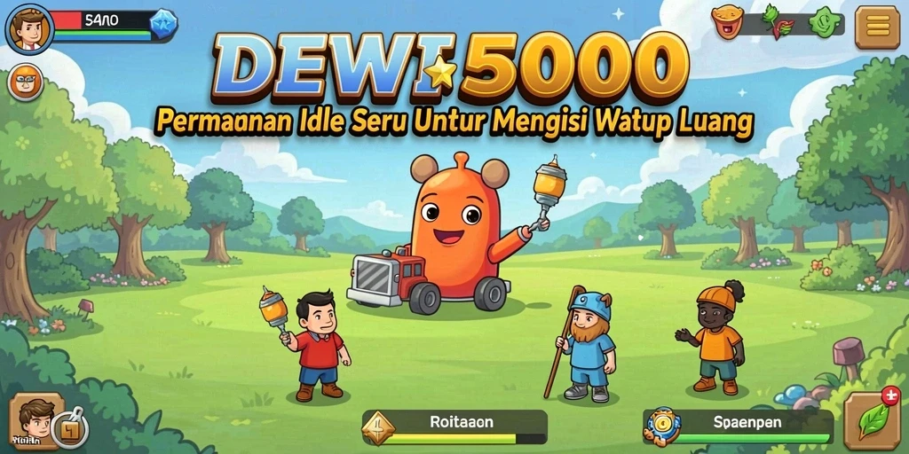 Tampilan gameplay DEWI5000 yang menarik dan menawan.
