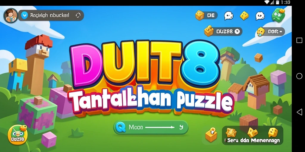 Tampilan gameplay menantang pada DUIT8 dengan beragam puzzle.