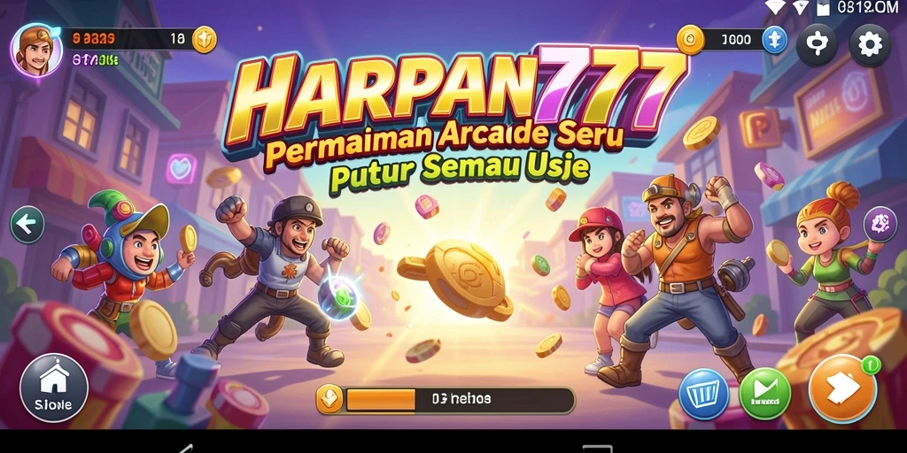 Tampilan seru gameplay HARAPAN777 yang mendebarkan.