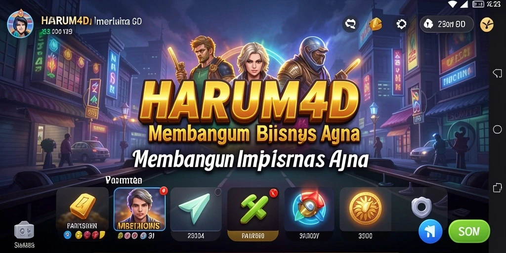 Tampilan gameplay menarik dalam HARUM4D yang menggambarkan pengalaman Tycoon.