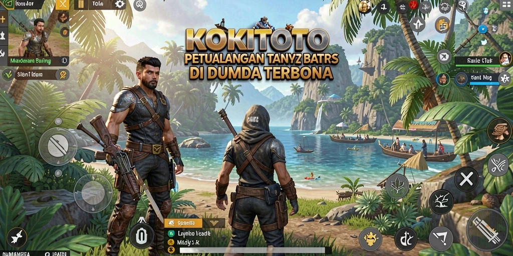 Gameplay KOKITOTO dengan kebebasan menjelajahi dunia terbuka.