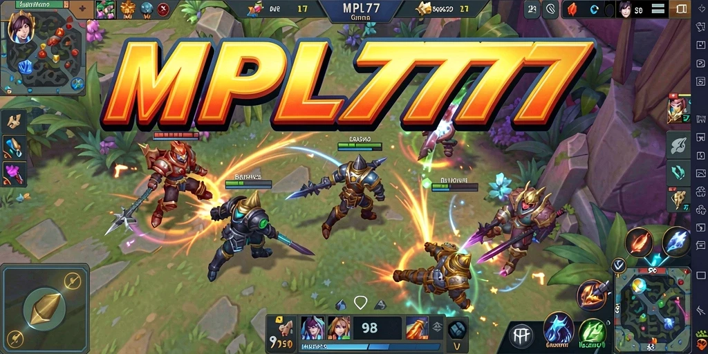 Tangkapan layar gameplay MOBA dengan aksi seru dari MPL777.