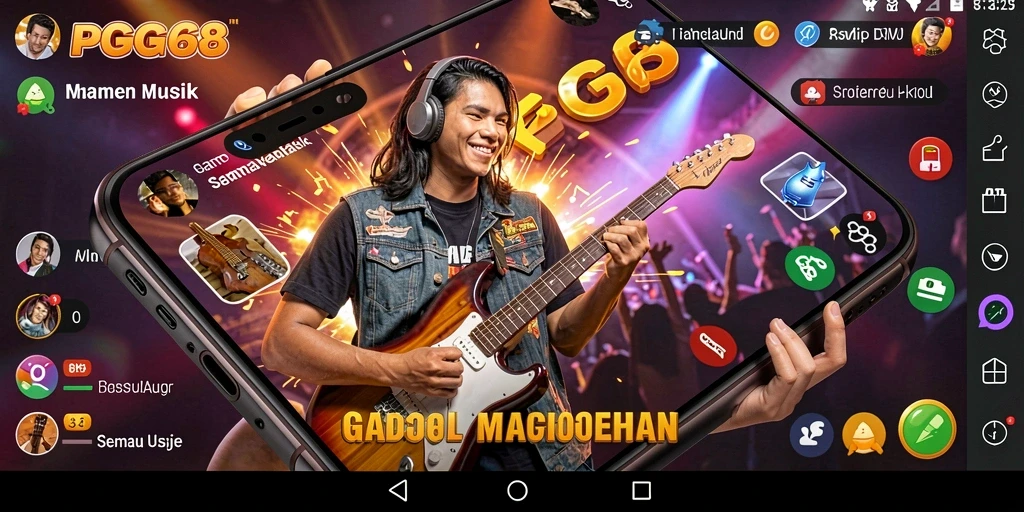 Tampilan gameplay PGG68 yang menyenangkan dan interaktif di atas layar.