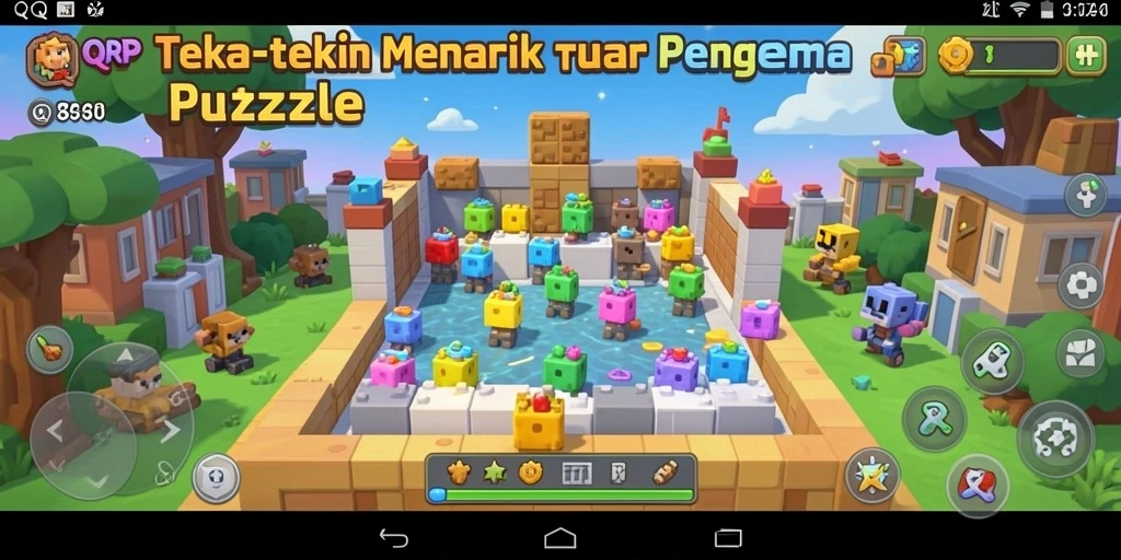 Gameplay QQRP yang seru dan penuh teka-teki menantang.
