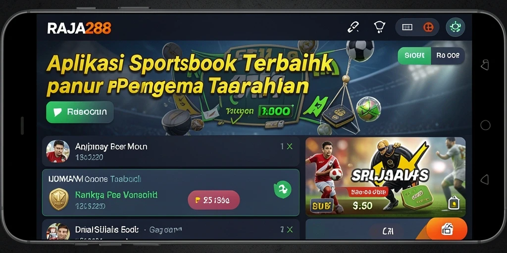 Tampilan gameplay Sportsbook RAJA288 yang menarik dan interaktif.