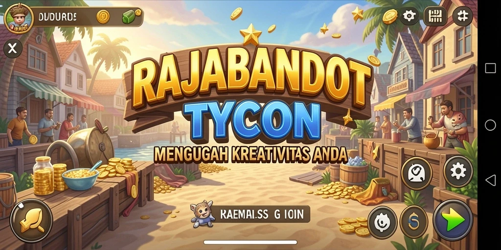 Tampilan menarik dari gameplay RAJABANDOT yang mendebarkan.
