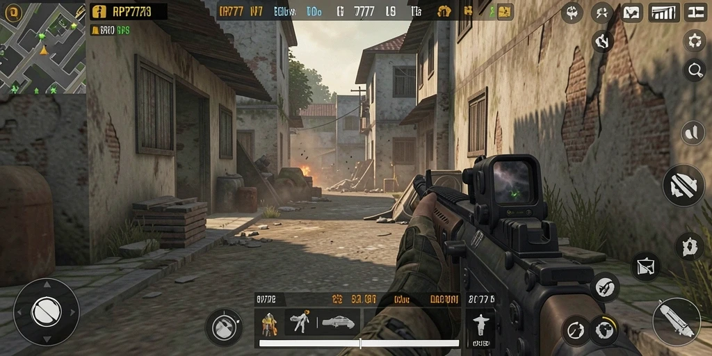 Gameplay seru dan menegangkan dalam RP777.